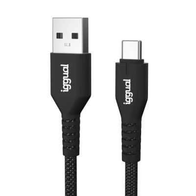 iggual Cable USB A a tipo C 3A 180 cm trenzado