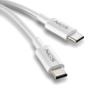 NGS CABLE CARGA RAPIDA USB C A USB C 1M BLANCO