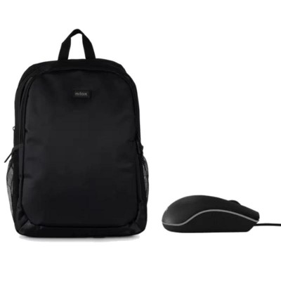 NILOX Mochila 156 Basic raton usb 1000dpi