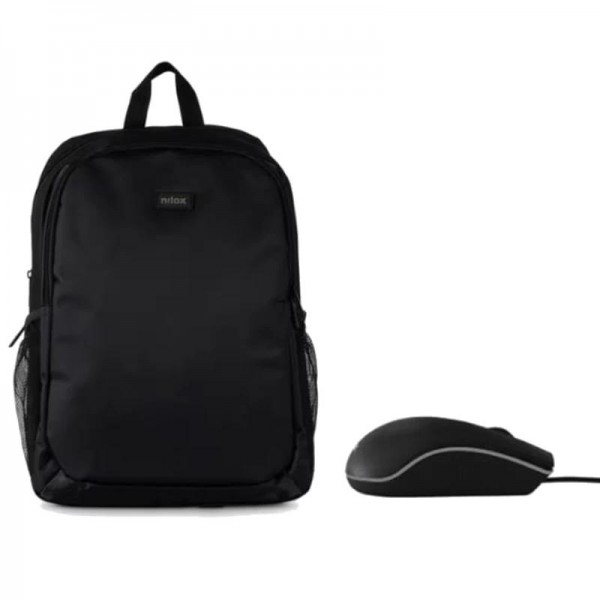 NILOX Mochila 15.6 Basic + ratón usb 1000dpi
