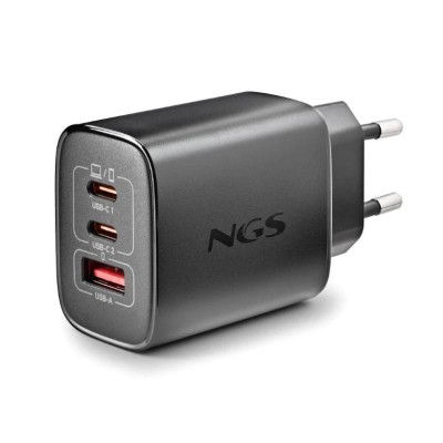 NGS CARGADOR GAN ULTRARAPIDO 65W USB C USB A
