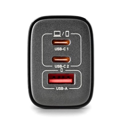 NGS CARGADOR GAN ULTRARAPIDO 65W USB C USB A