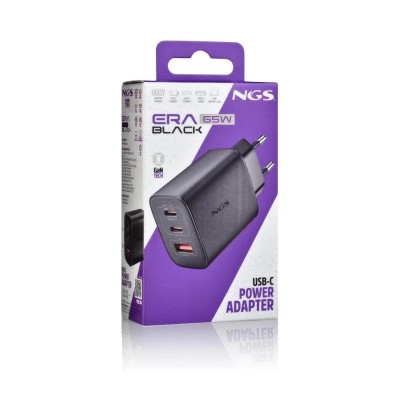 NGS CARGADOR GAN ULTRARAPIDO 65W USB C USB A