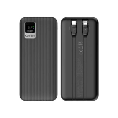 Coolbox PowerBank DP10 10000MAH LCD Negro Carg Rap