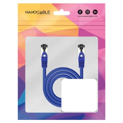 Nanocable Cable red Cat 81 2GHZ SSTP Azul 025m