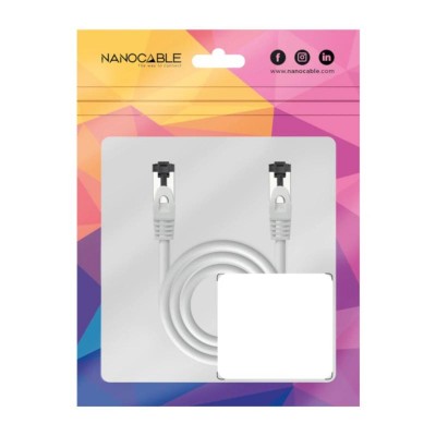 Nanocable Cable red Cat 81 2GHZ SSTP Gris 030m
