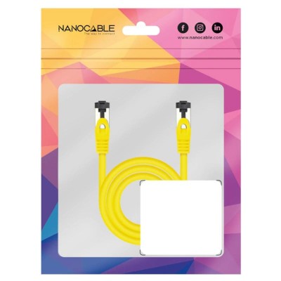 Nanocable Cable red Cat 81 2GHZ SSTP Amarillo 1m