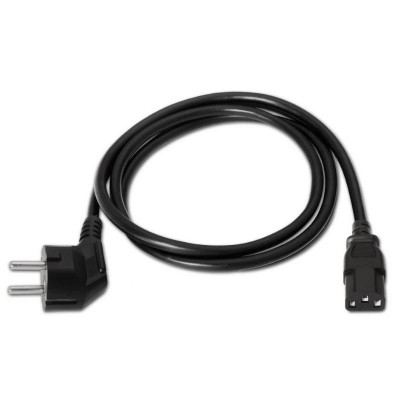 Aisens Cable alimentacion CEE7M C13H negro 30m
