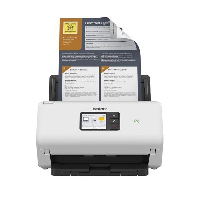 Brother Escaner ADS4550 Duplex Wifi Red