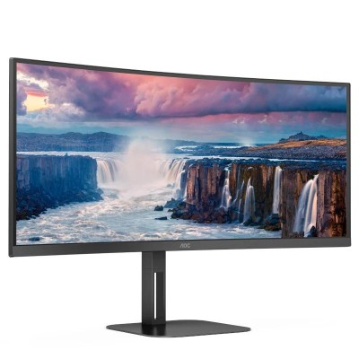 AOC CU34V5C Monitor 27 2K HDMI USBc MM AA cur