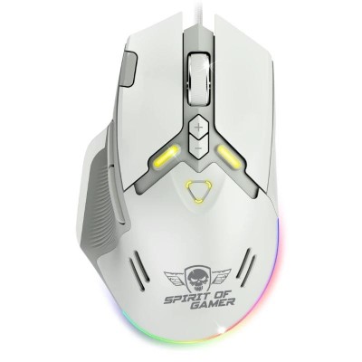 Spirit of Gamer Raton Elite M60 Blanco RGB