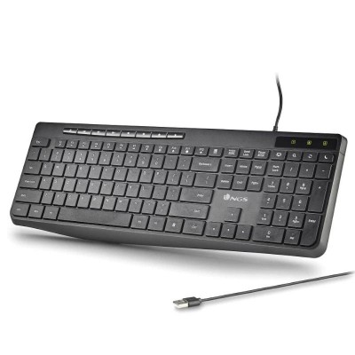 NGS Teclado USB SPECTRA Ultra Slim Silen USB A