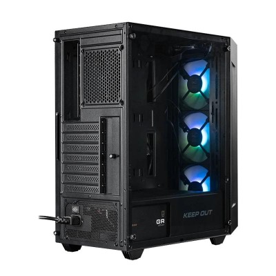 Keep Out Caja M Atx KO XC 200 RGB USB3 Black Glass
