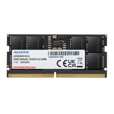 ADATA RAM AD5S560016G S 16GB 5600Mhz DDR5 SODIMM