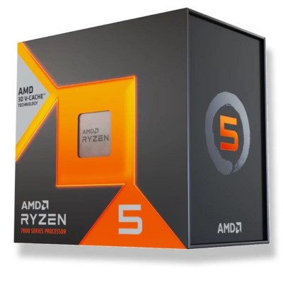 AMD RYZEN 5 7500X3D 45G 102M 6C AM5 BOX Sin Venti