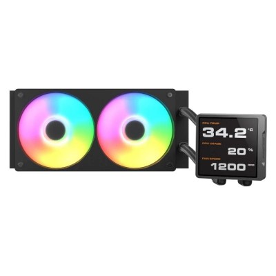Cougar Ref Liq Poseidon Vistek Pro ARGB 240 Black