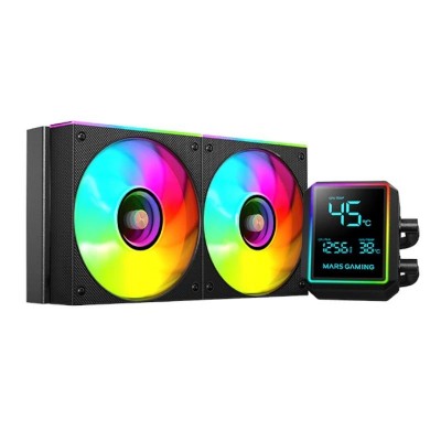 MARS GAMING Refrig Liquida MLLCDPRO240 AIO Negro