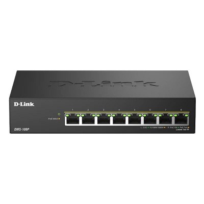 D Link DMS 108P E Switch 8x25mG PoE 230W