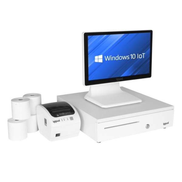 Pack completo TPV blanco 15,6"  N100 30PW EASY80W