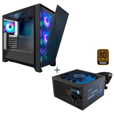 Coolbox Kit Caja Ge 2000 Fuente 650w 80Bronze