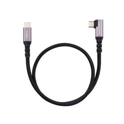 Nanocable Cable USB C 32 GEN2 Acodado 100W 1 M