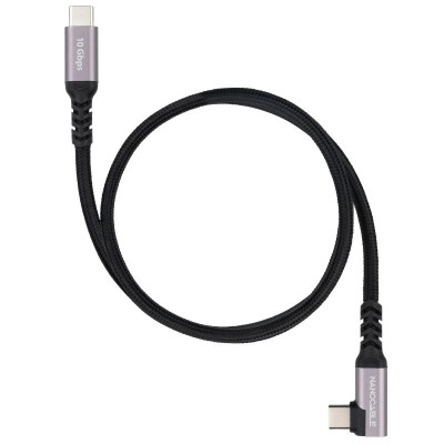 Nanocable Cable USB C 32 GEN2 Acodado 100W 3 M