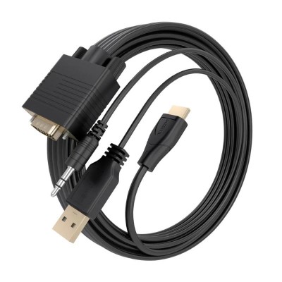 Aisens Cable Conversor HDMI a SVGA y Audio 2m
