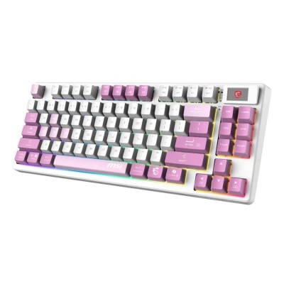 Msi Teclado FORGE GK600 TKL W VIOLET ES BT