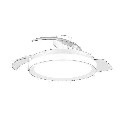PHILIPS Ventilador techo Luz Bilss106c 2835W Bl B