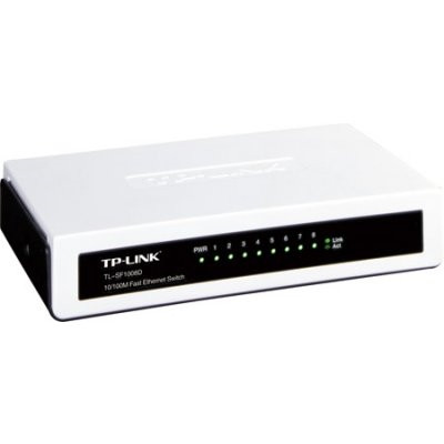 TP LINK TL SF1008D Switch 8x10 100Mbps Mini