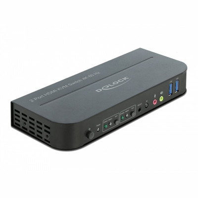 Delock Conmutador 2x HDMI KVM 4K 60 Hz con USB 30