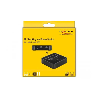 Delock M2 Estacion de acoplamiento para 2 x M2 S