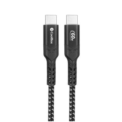 Coolbox Cable USB CUSB C 60W Carga