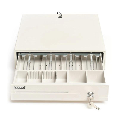 iggual Cajon portamonedas IRON 10W 38cm 46 blanco