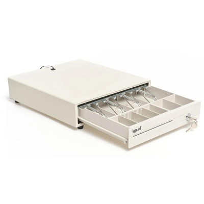 iggual Cajon portamonedas IRON 10W 38cm 46 blanco