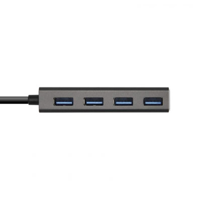 Aisens Hub USB 31 USB C M 4xTipo A H gris 15cm Aisens Hub USB 31 USB C M 4xTipo A H gris 15cm