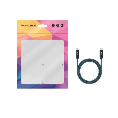 Nanocable Cable USB 32 Gen2x2 100W 4K USB C 2m Nanocable Cable USB 32 Gen2x2 100W 4K USB C 2m