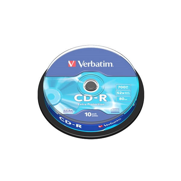Verbatim CD-R 700MB 52x Tarrina 10Uds