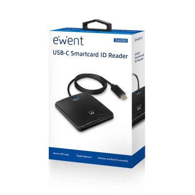 EWENT EW1055 Lector Tarjetas USB C DNI electronic