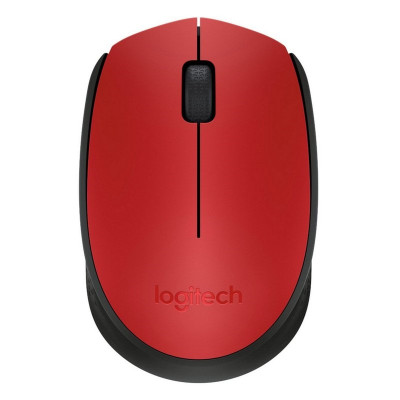 Logitech M171 Raton Inalambrico 1000 dpi Neg Rojo