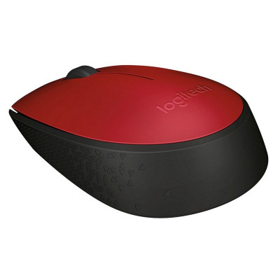 Logitech M171 Raton Inalambrico 1000 dpi Neg Rojo