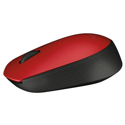 Logitech M171 Raton Inalambrico 1000 dpi Neg Rojo