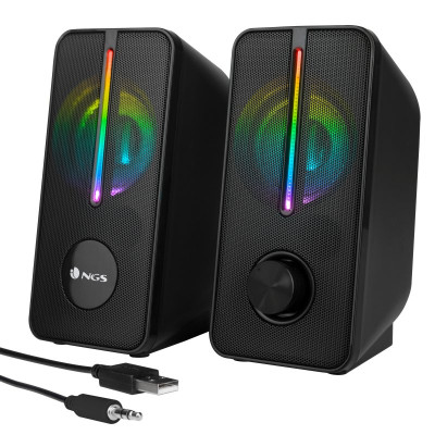 NGS Altavoces GAMING RGB 12W USB GSX 150 NGS Altavoces GAMING RGB 12W USB GSX 150