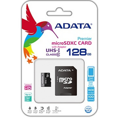 ADATA MicroSDHC 128GB UHS I CLASS10 c adapt