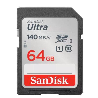 SanDisk Ultra 64GB SDXC Memory Card 120MB s
