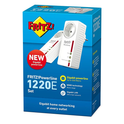 FRITZ Powerline 1220E Powerline Kit
