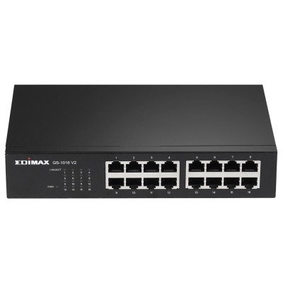 Edimax GS 1016 V2 16 Port GbE Switch Desk Rack