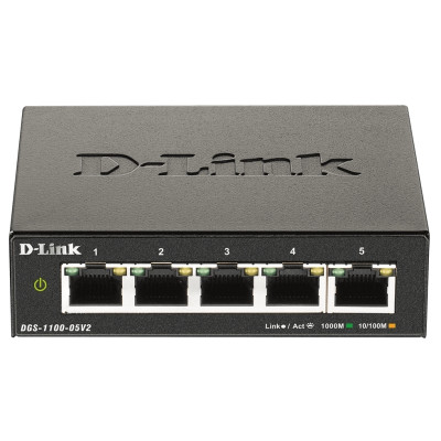D Link DGS 1100 05V2 Switch 5xGigabit EasySmart