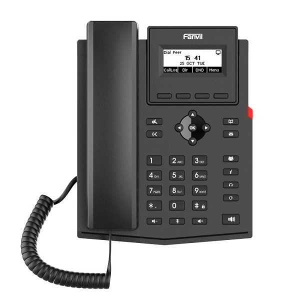 PoE, 2 SIP Lines, 2.3-inch dot-matrix display