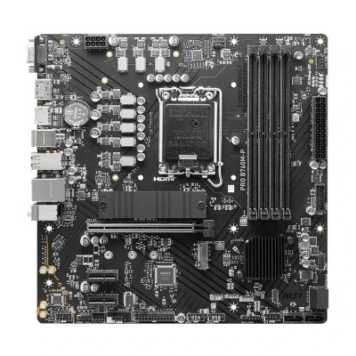 MSI Placa Base PRO B760M P DDR5 mATX LGA1700 MSI Placa Base PRO B760M P DDR5 mATX LGA1700